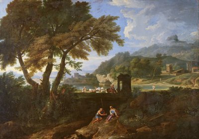 Landscape by Gaspard Poussin Dughet